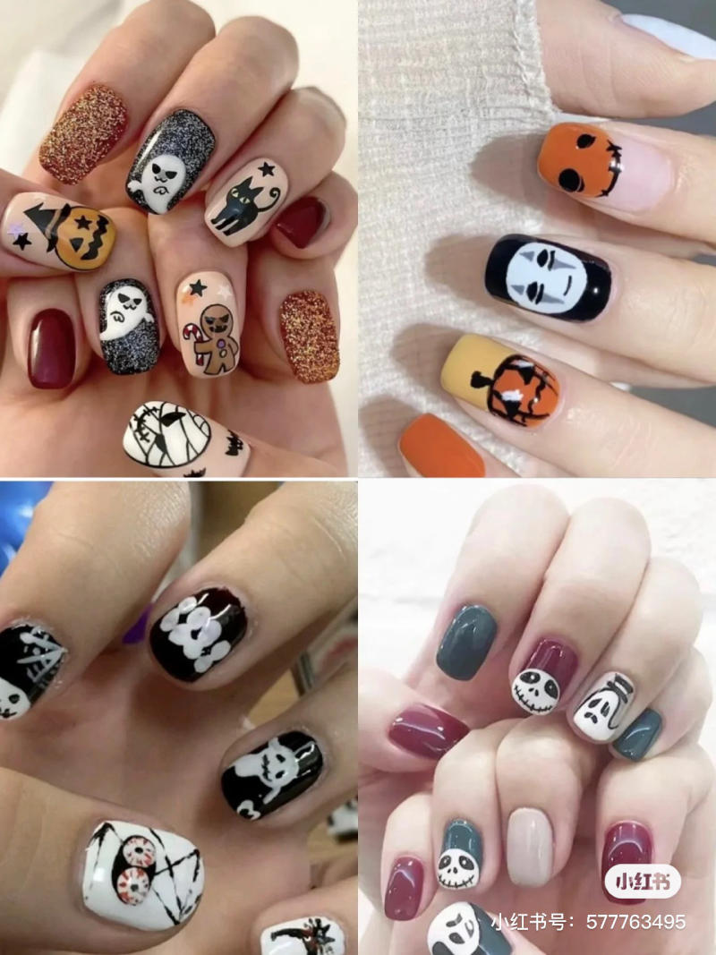 mẫu nail halloween đẹp