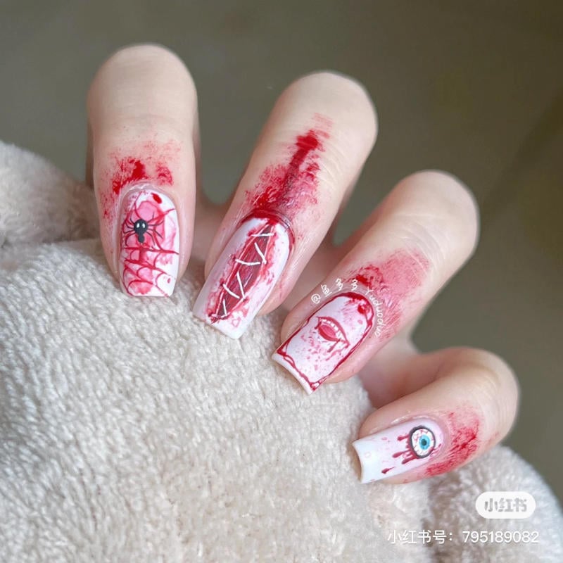 mẫu nail halloween đẹp