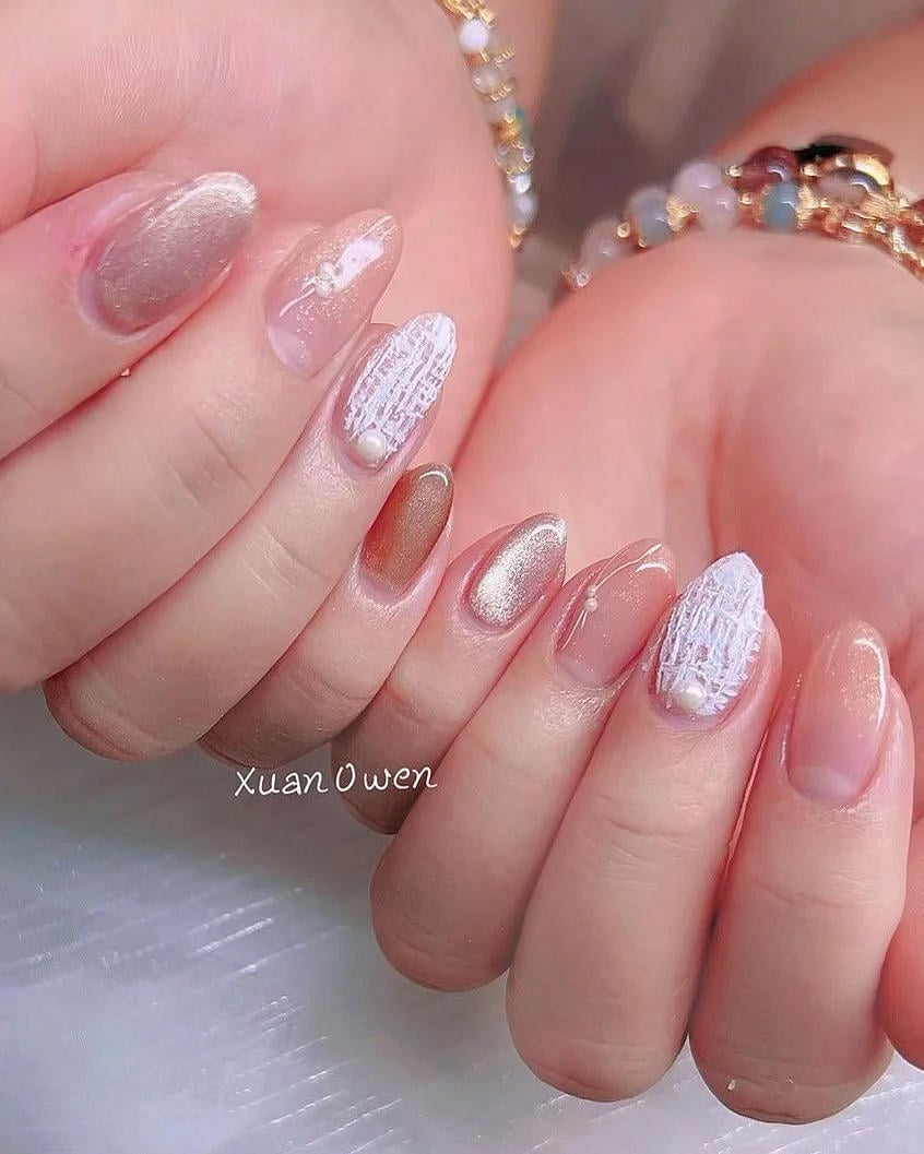 mẫu nail kim tuyến
