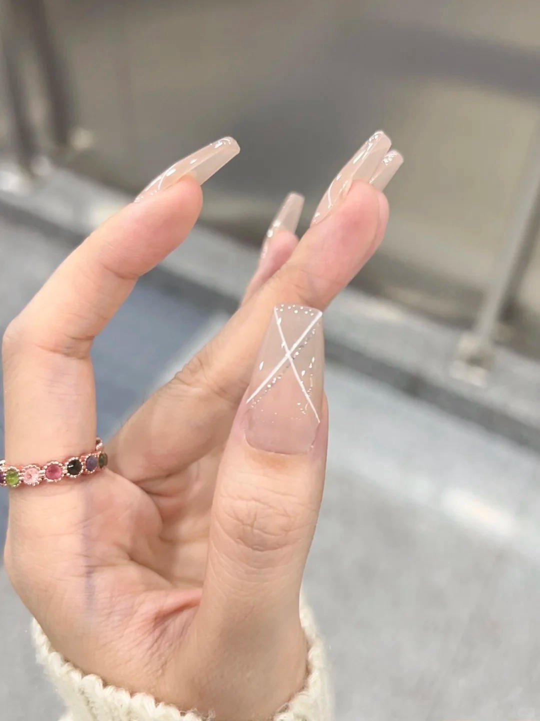 mẫu nail kim tuyến