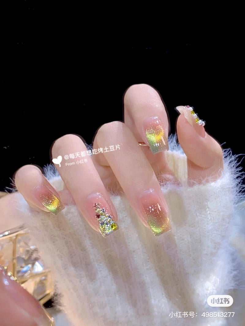 Nail mắt mèo Noel