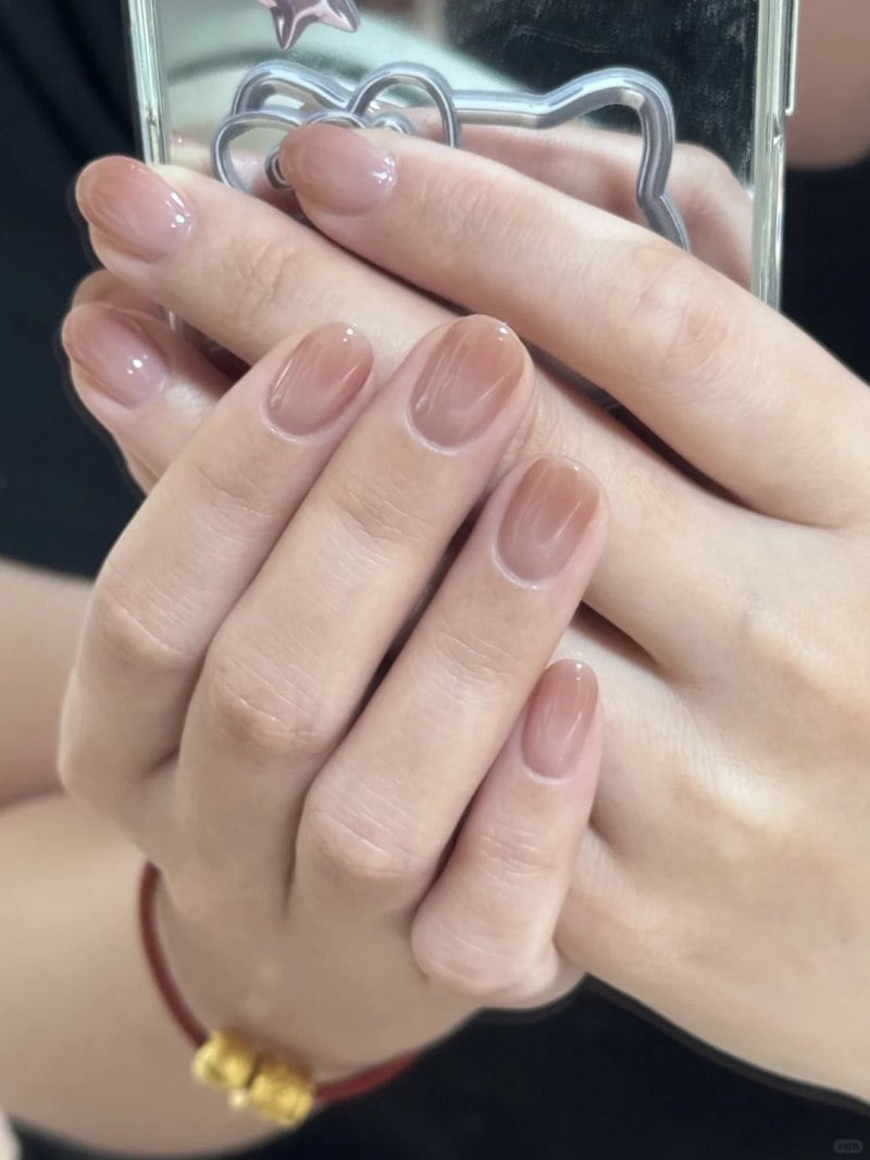 nail màu nude