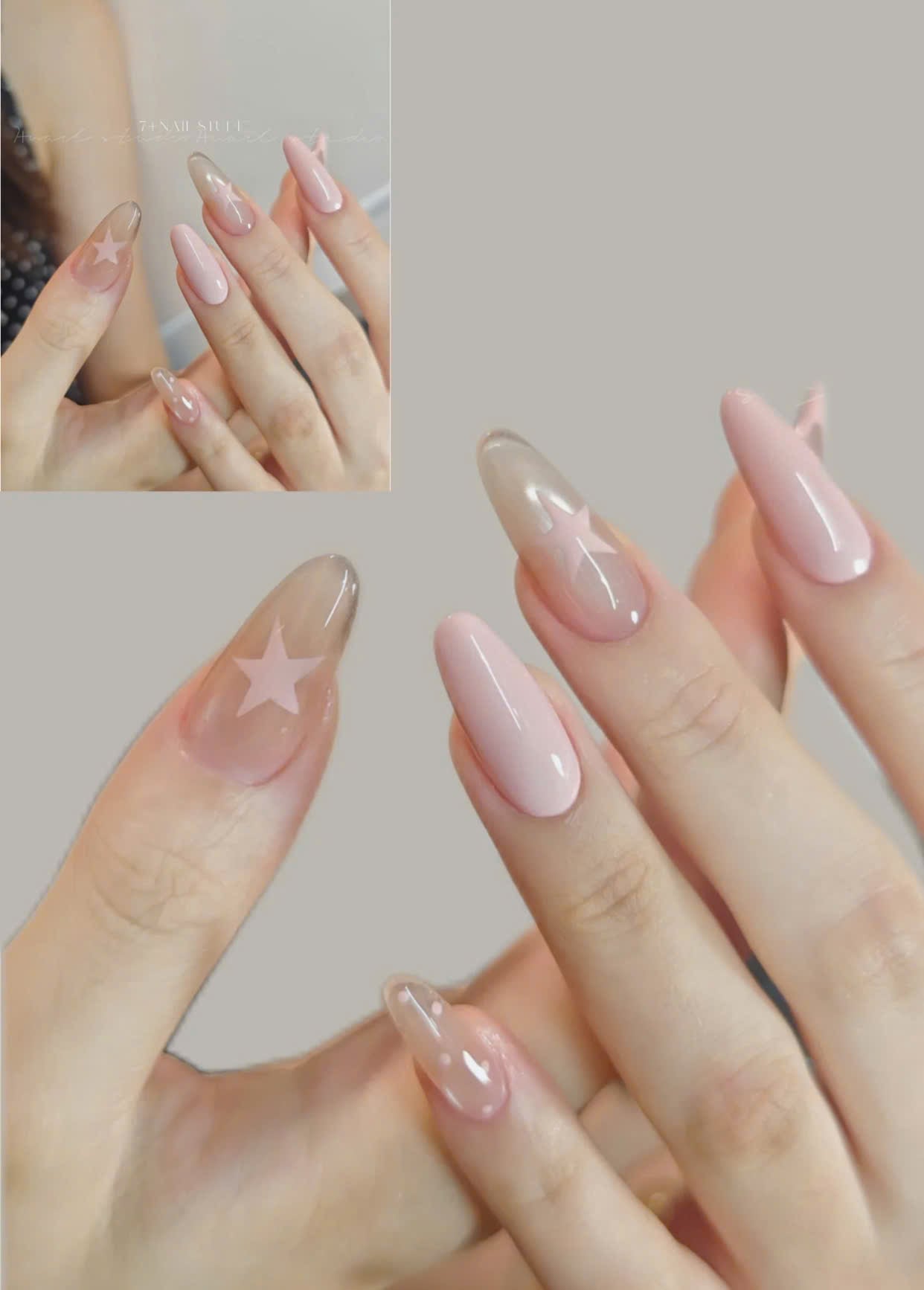 Nail nude vẽ