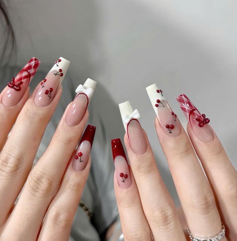 Nail đỏ sang chảnh