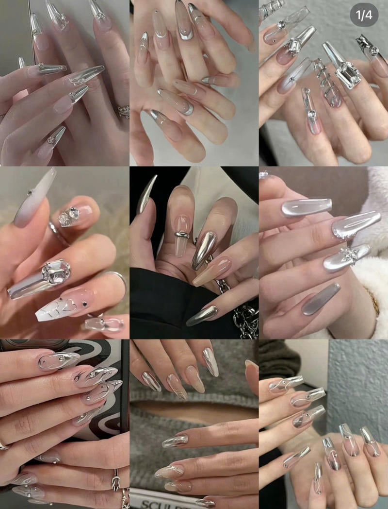 Nail French đầu móng cách điệu