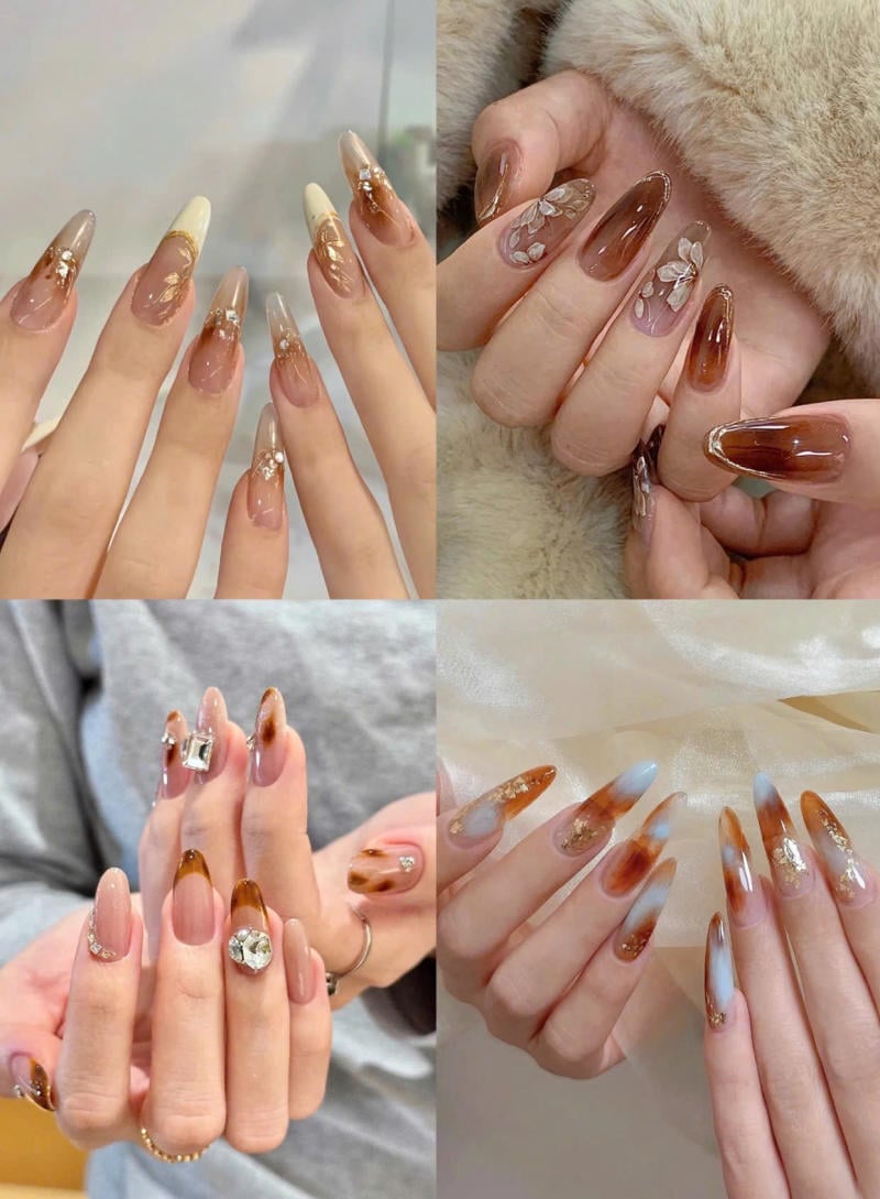 Nail vân đá sang chảnh