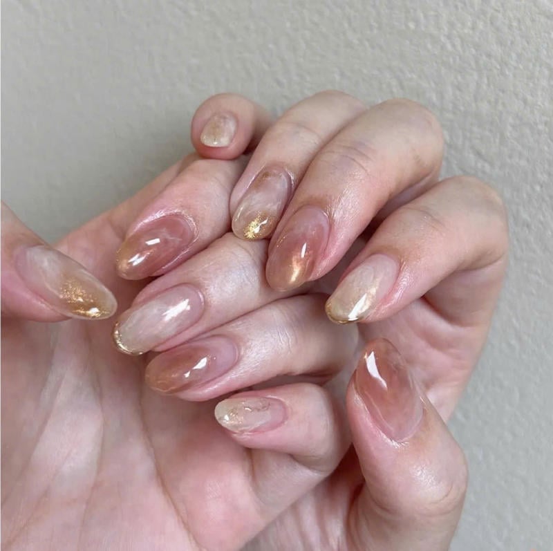 Nail vân đá sang chảnh