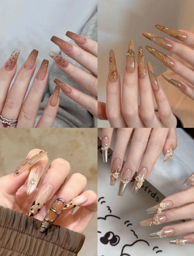 Mẫu nail ombre sang chảnh