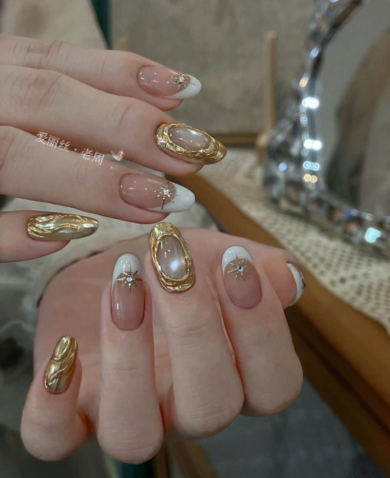 Nail mắt mèo sang chảnh