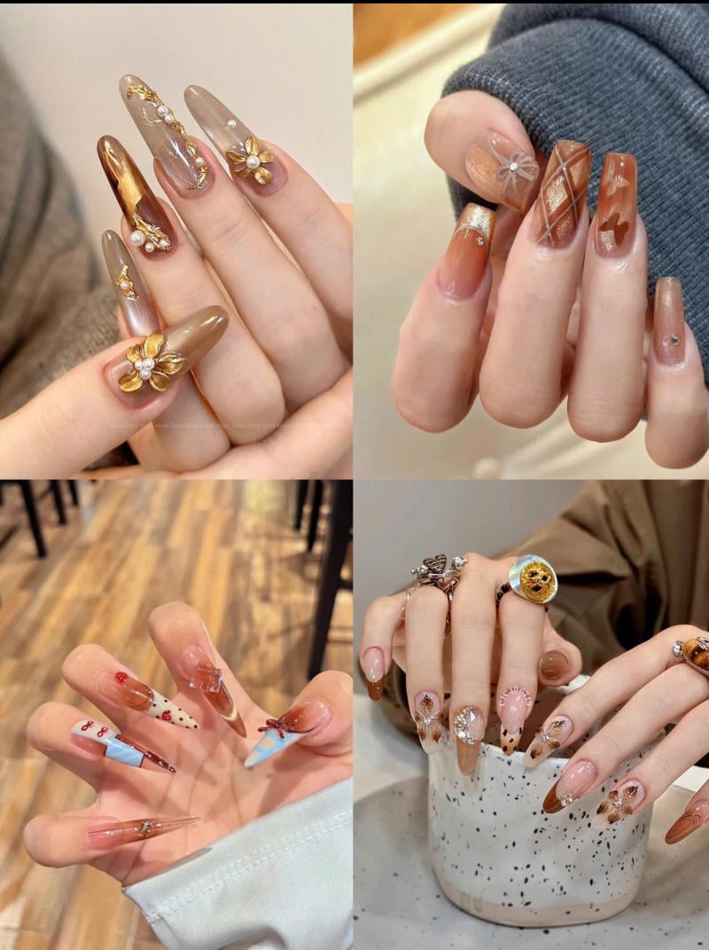 Nail vân đá sang chảnh