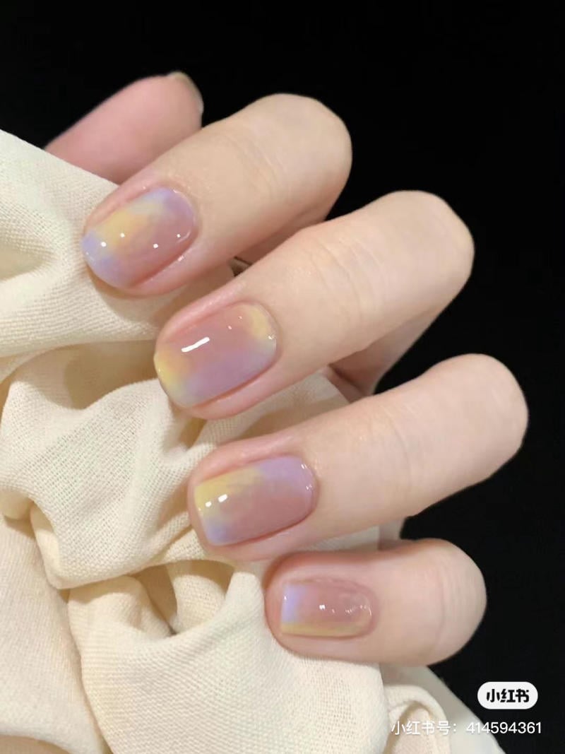 mẫu nail sơn thạch đính đá