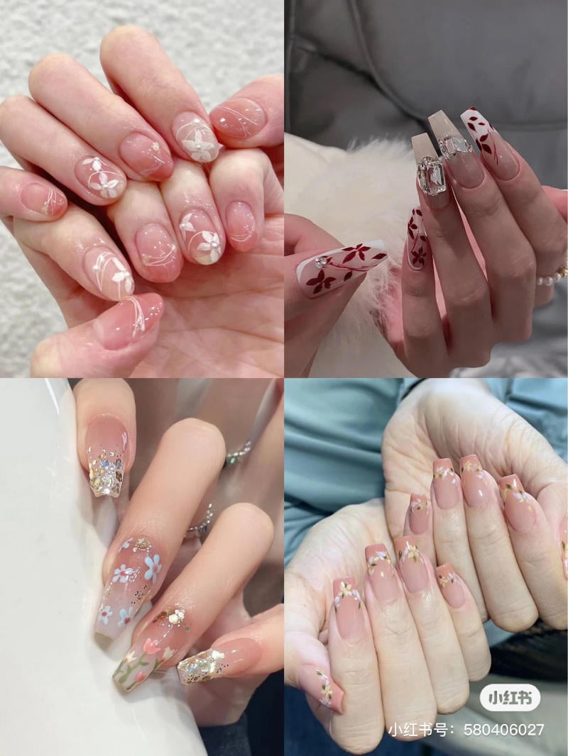 Hai mẫu nail ngắn xinh xỉu cho ngày hè thêm năng động 🌈🐣⛱️☁️ ————————————  Studio nail sơn Hàn chính hãng 📍IG :Tiệm Nail Mùa Hè. 🏡1 :14… | Instagram