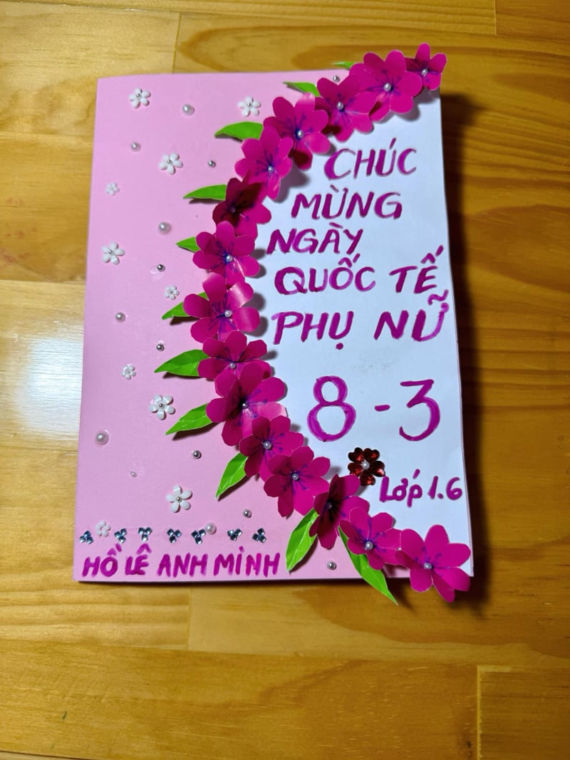 thiệp chúc mừng ngày mùng 8 tháng 3