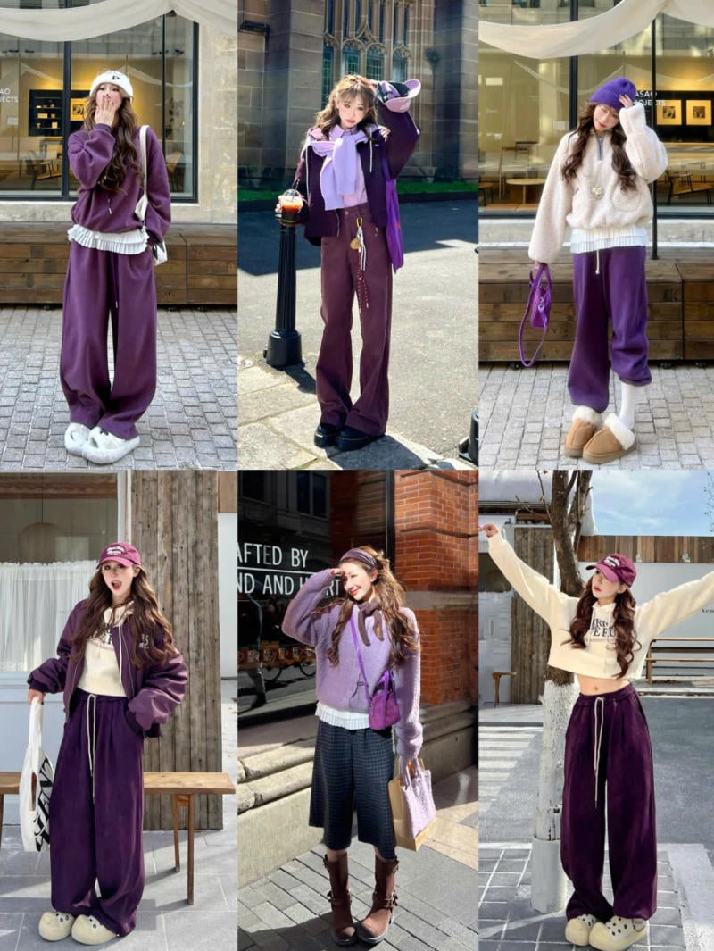 Những lưu ý để mặc màu tím mận không bị 