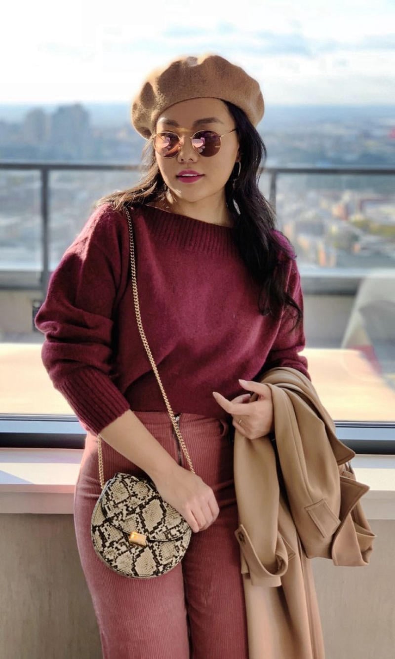 Màu tím mận và hồng phấn/hồng đất