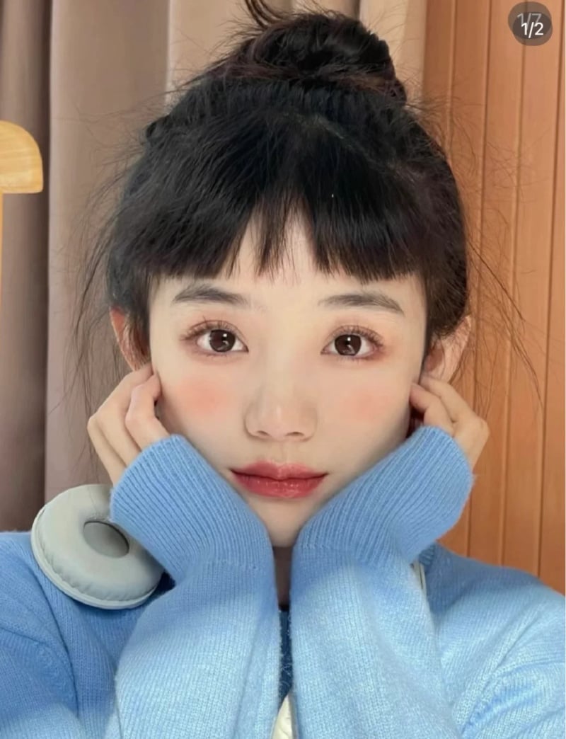 tóc mái kiểu pháp
