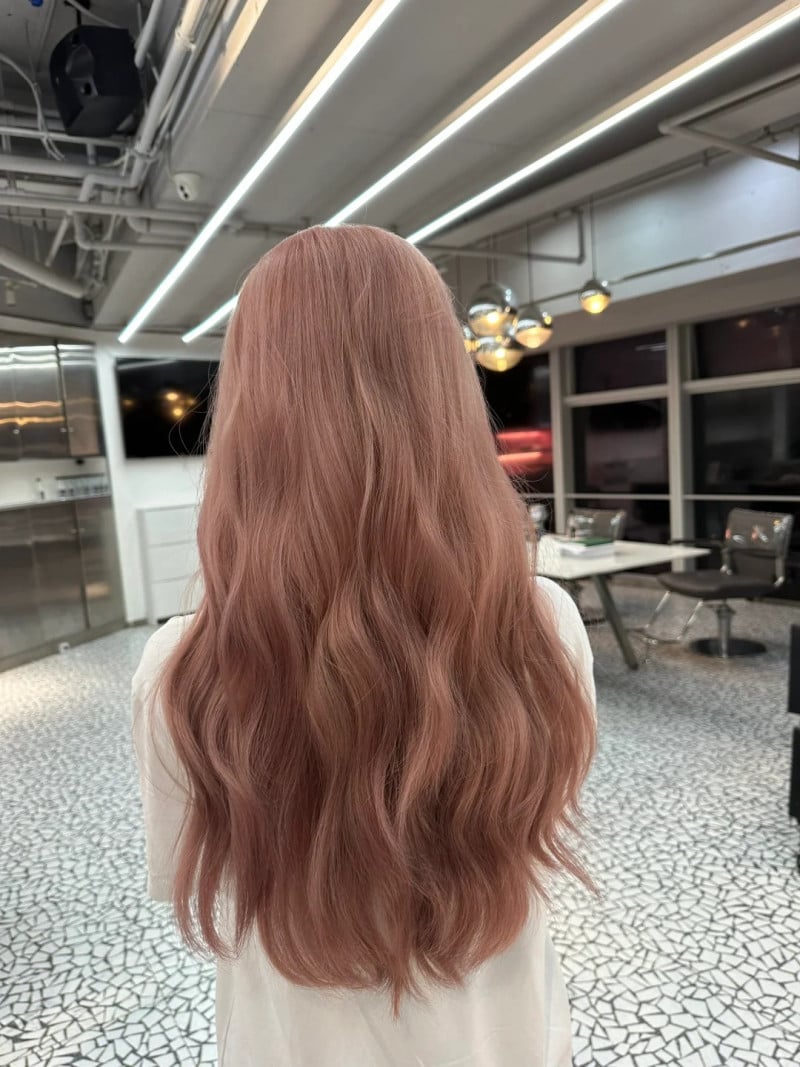 nhuộm tóc màu nâu trà sữa