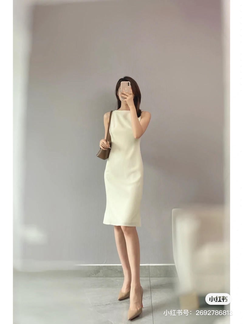 Những mẫu váy xòe liền thân công sở ĐẸP lịch thiệp - Báo Thái Bình điện tử