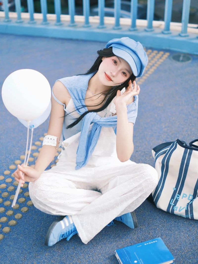 màu xanh dương mặc với màu gì