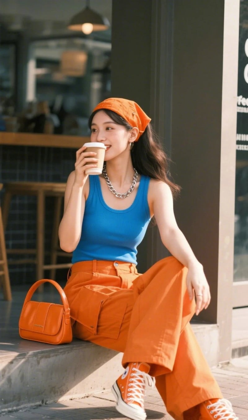 màu xanh dương mặc với màu gì