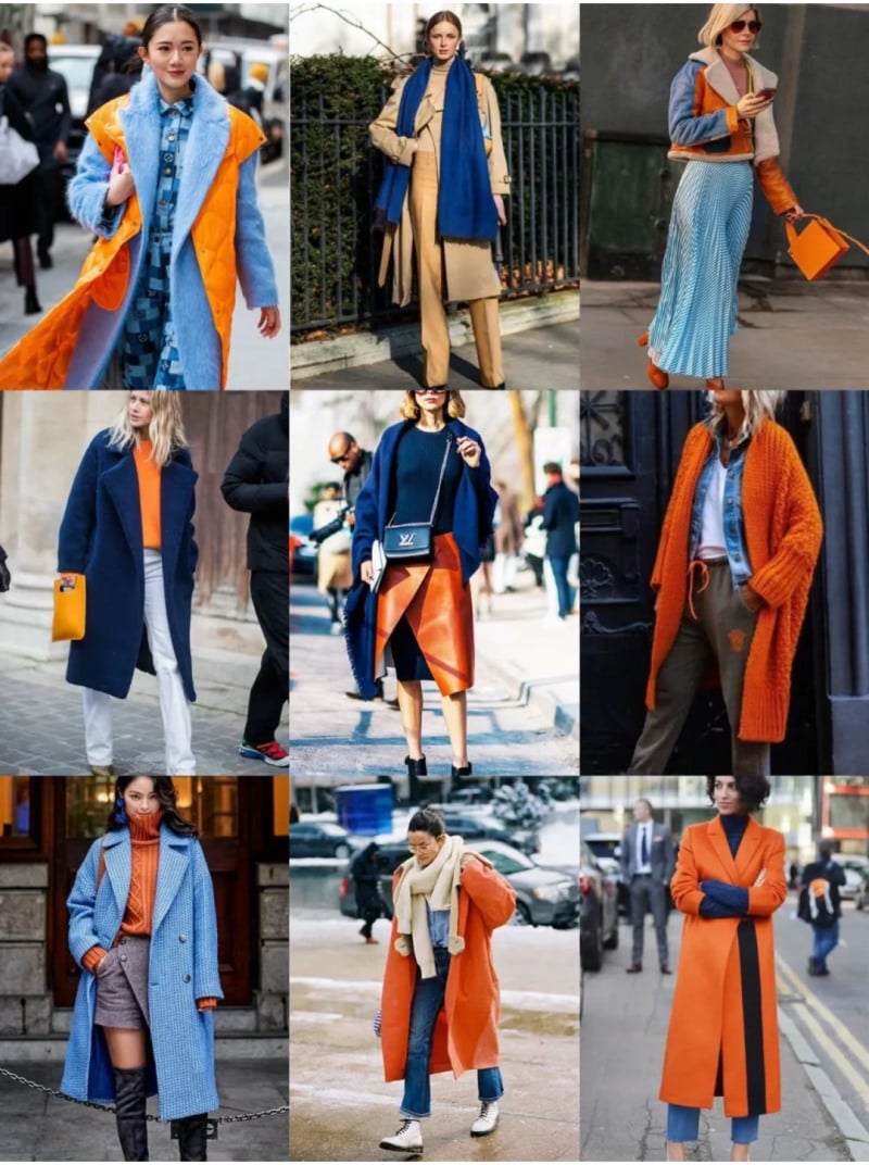 màu xanh dương mặc với màu gì