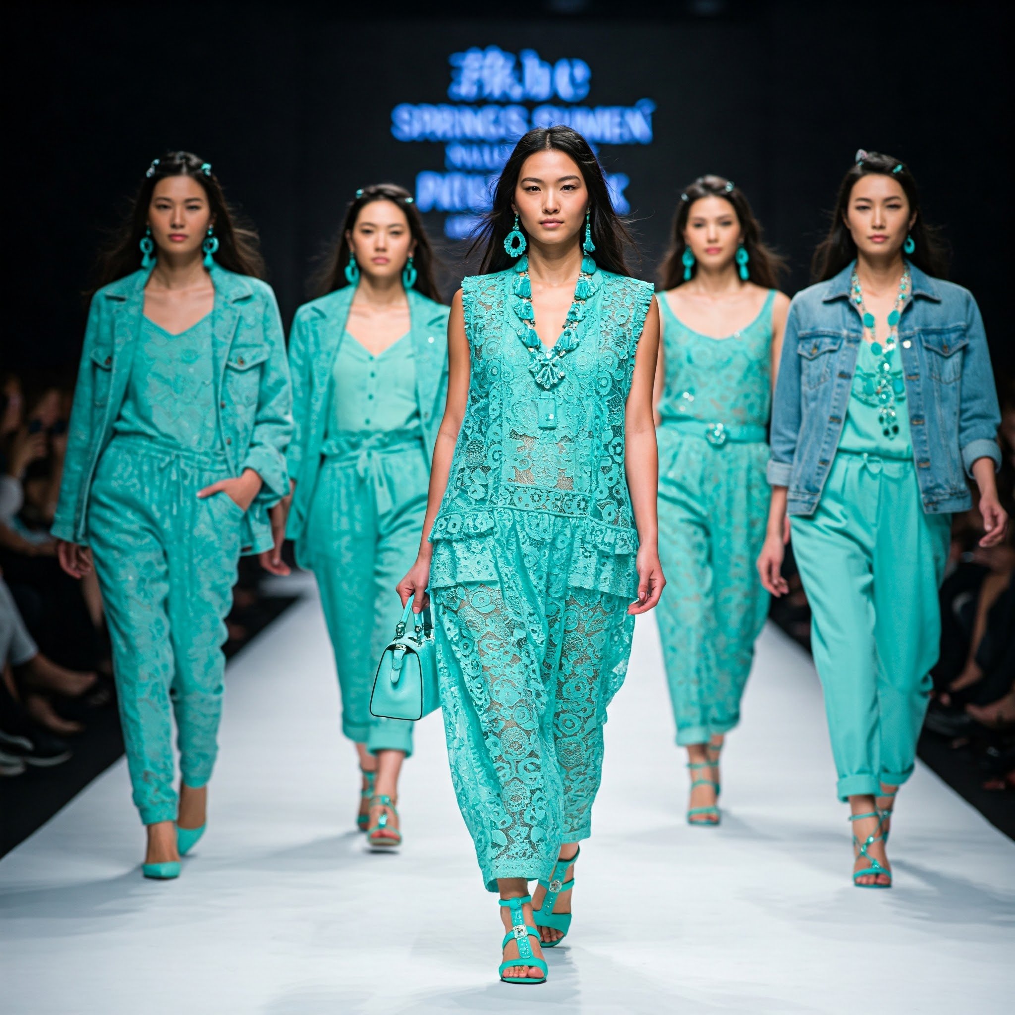 Ứng Dụng Của Màu Xanh Ngọc Bích Trong Thời Trang