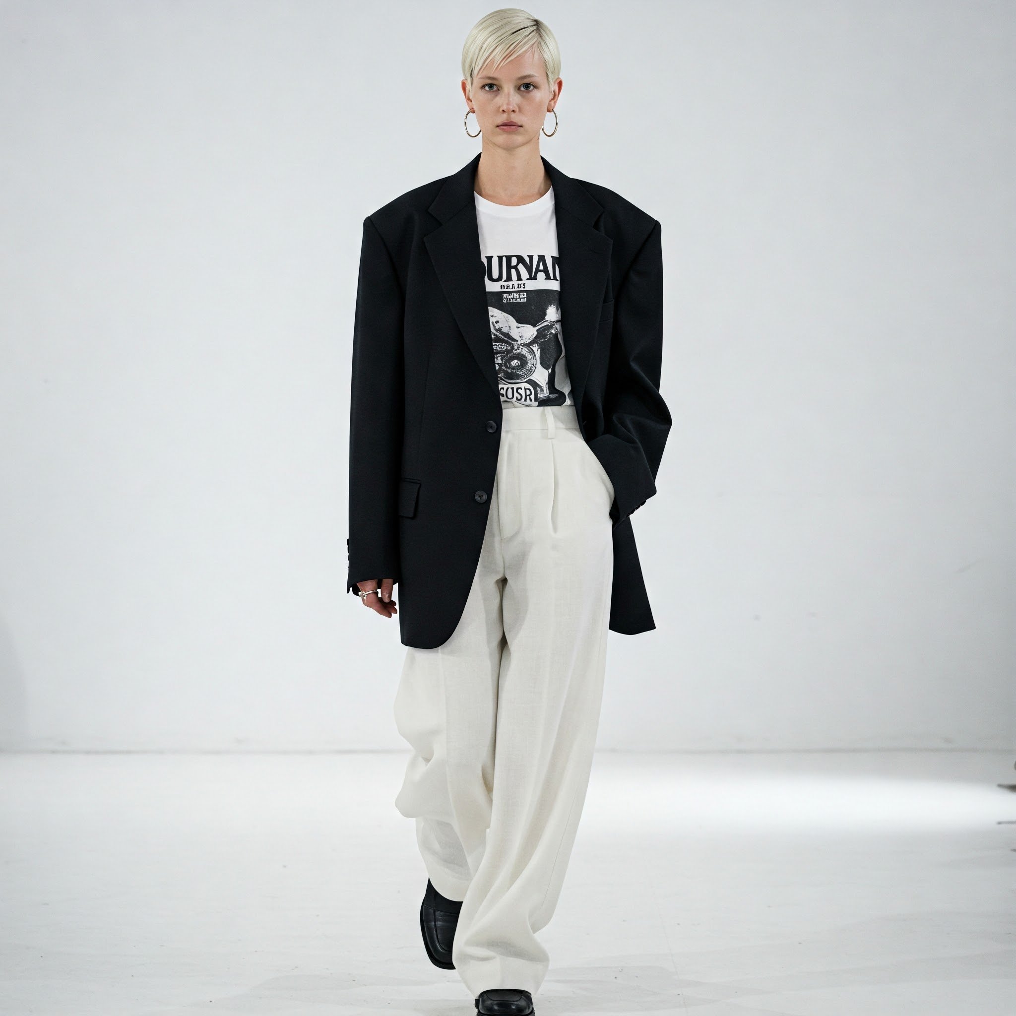 Áo Blazer Dáng Rộng