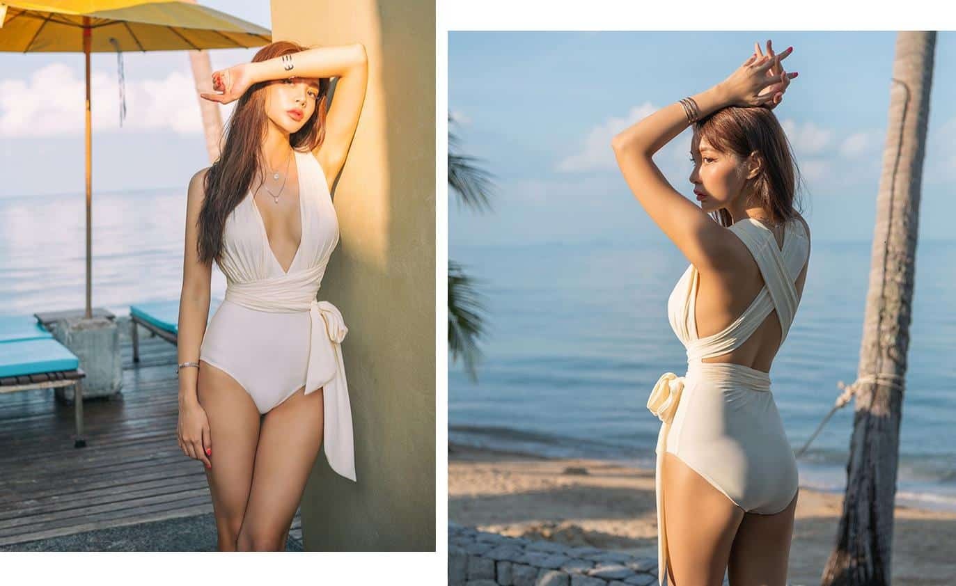 Monokini đính kèm thắt lưng (Belted Monokini)