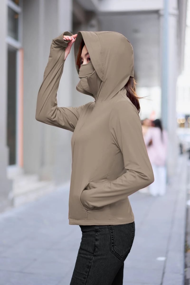 mũ chống nắng kèm khẩu trang