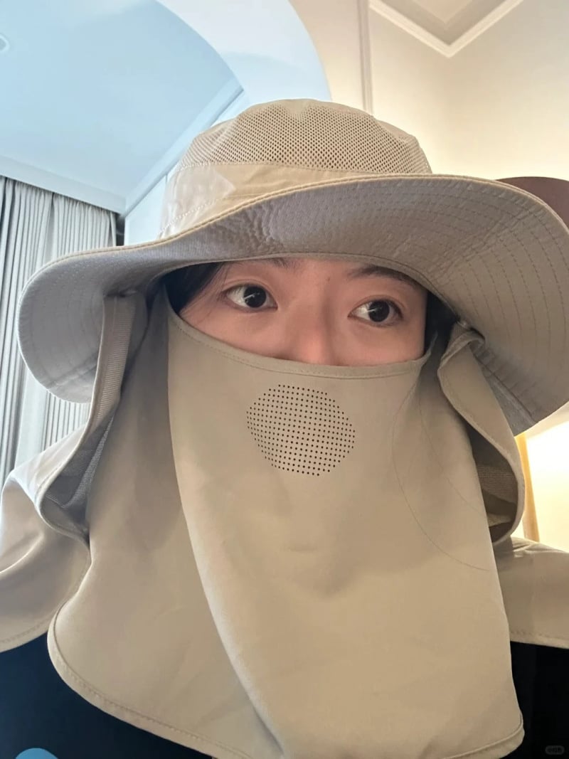 nón khẩu trang chống nắng