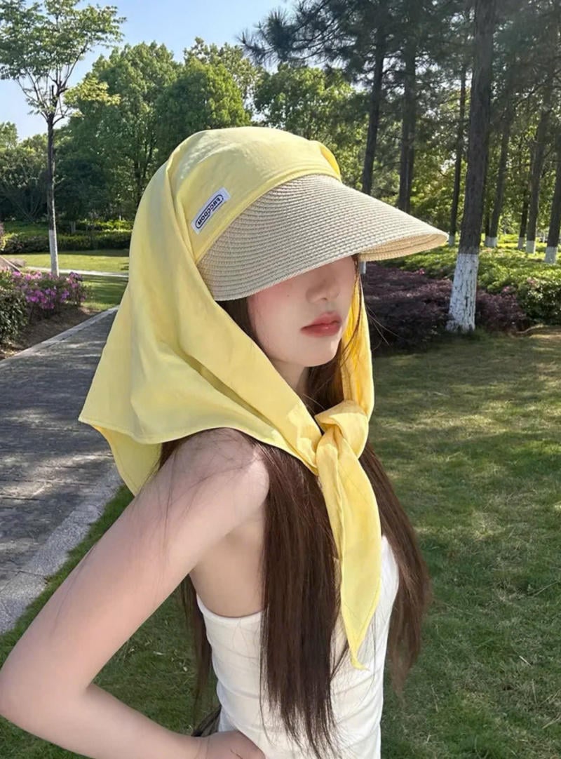 Mũ chống nắng trùm đầu có lưỡi trai