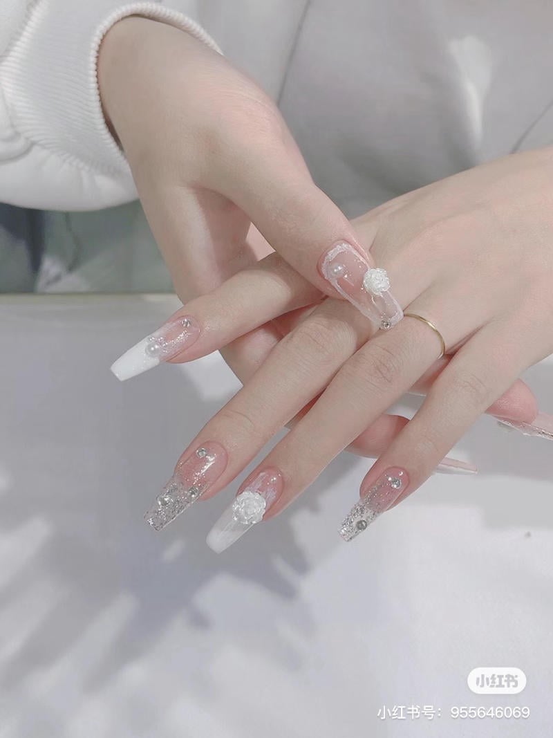 Gợi ý mẫu nail đẹp cho cô dâu ❣️ | Bộ sưu tập do SH Nail đăng | Lemon8