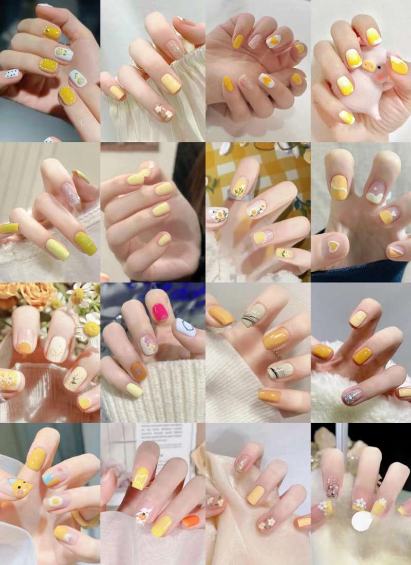 mẫu nail đẹp đi biển