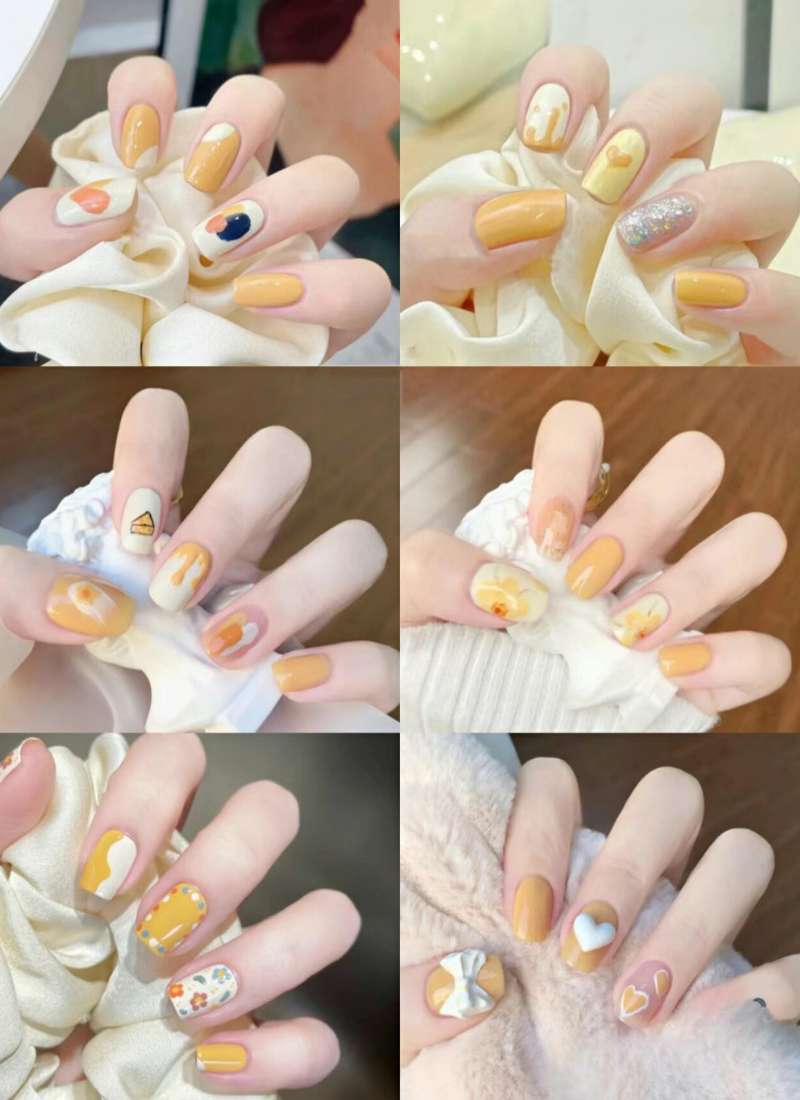 mẫu nail đẹp đi biển