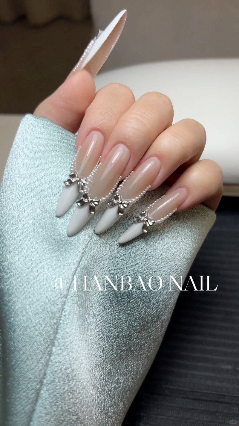 nail đính nơ