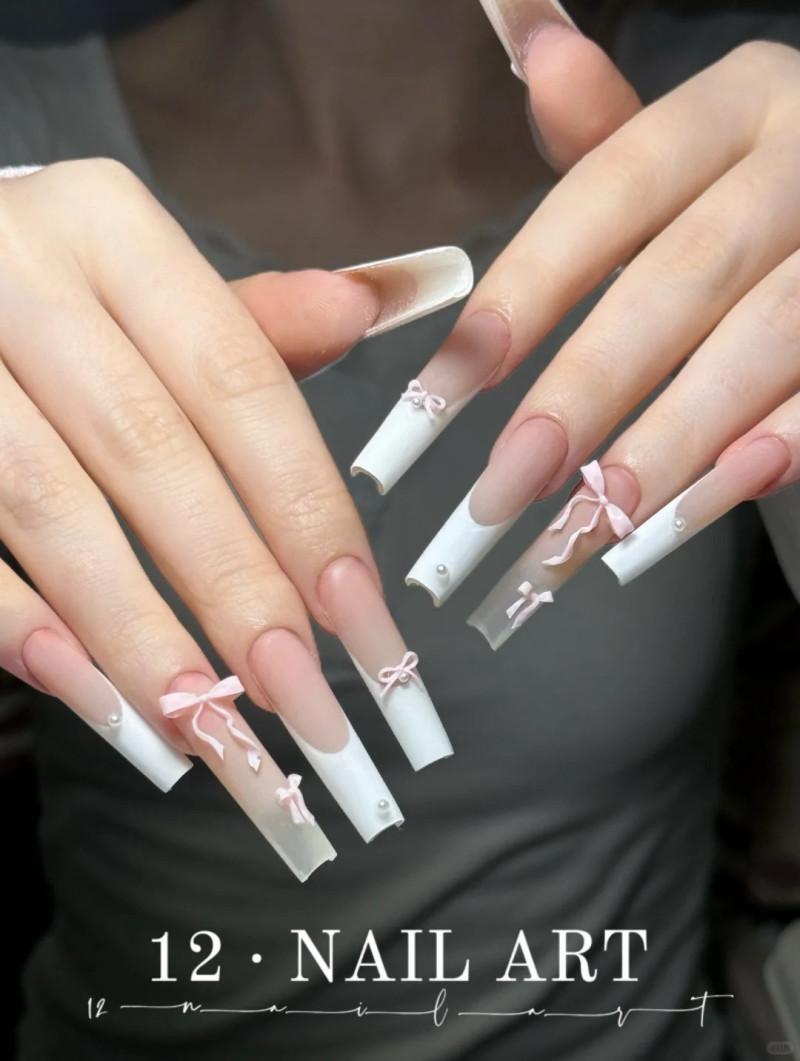 nail đính nơ