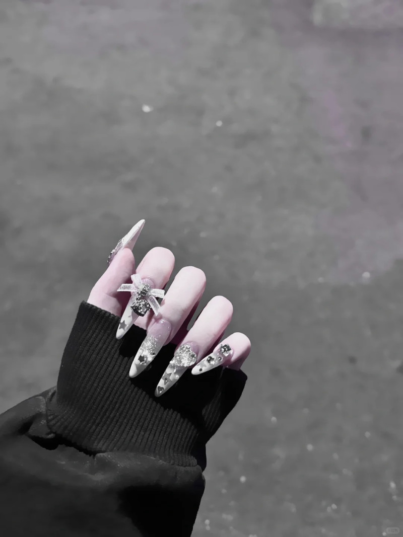 nail đính nơ
