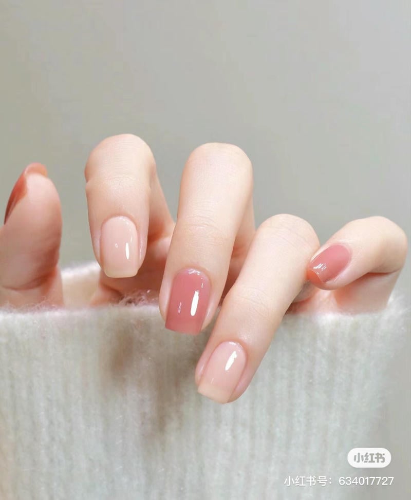một số mẫu nail màu hồng thạch xinh xắn 💕dành cho các nàng tham khảo ... |  TikTok