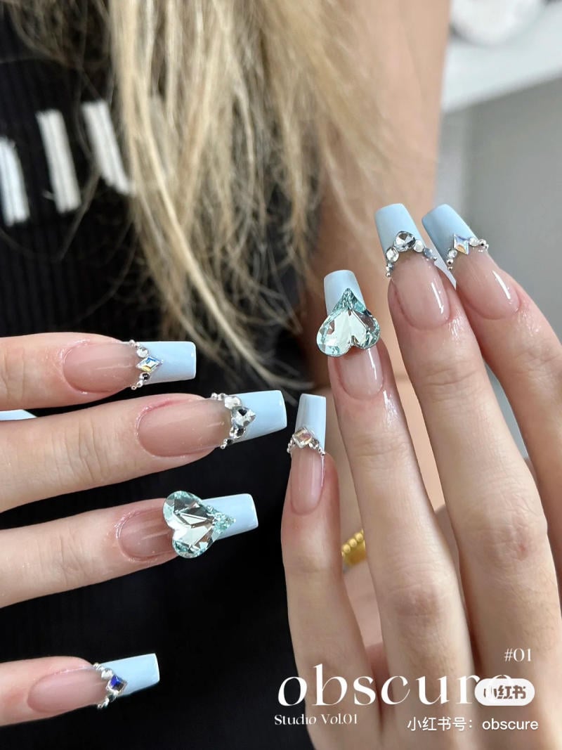 100+ mẫu nail xanh bơ đẹp và cực trendy cho các cô nàng