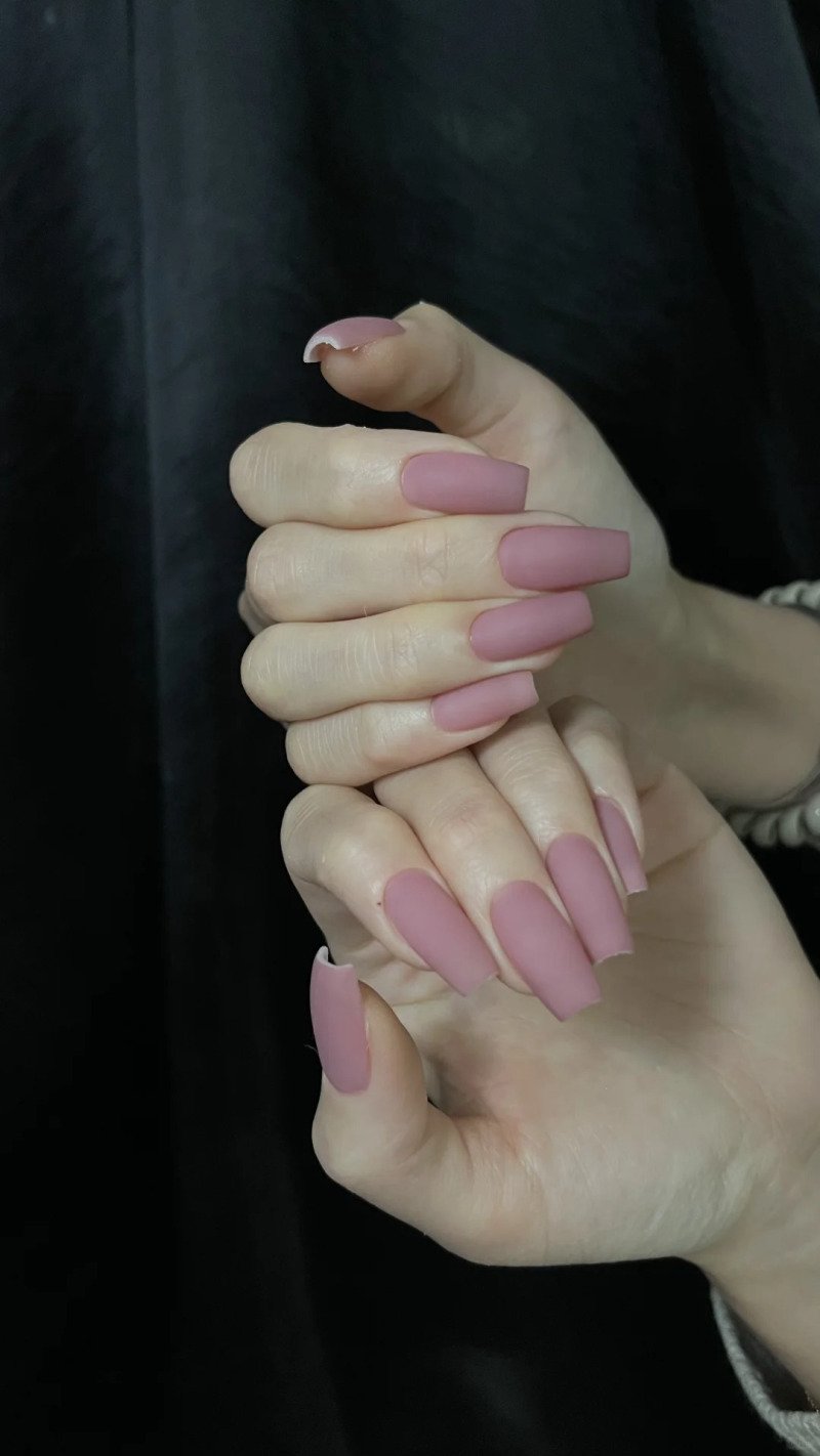 mẫu nail móng vuông
