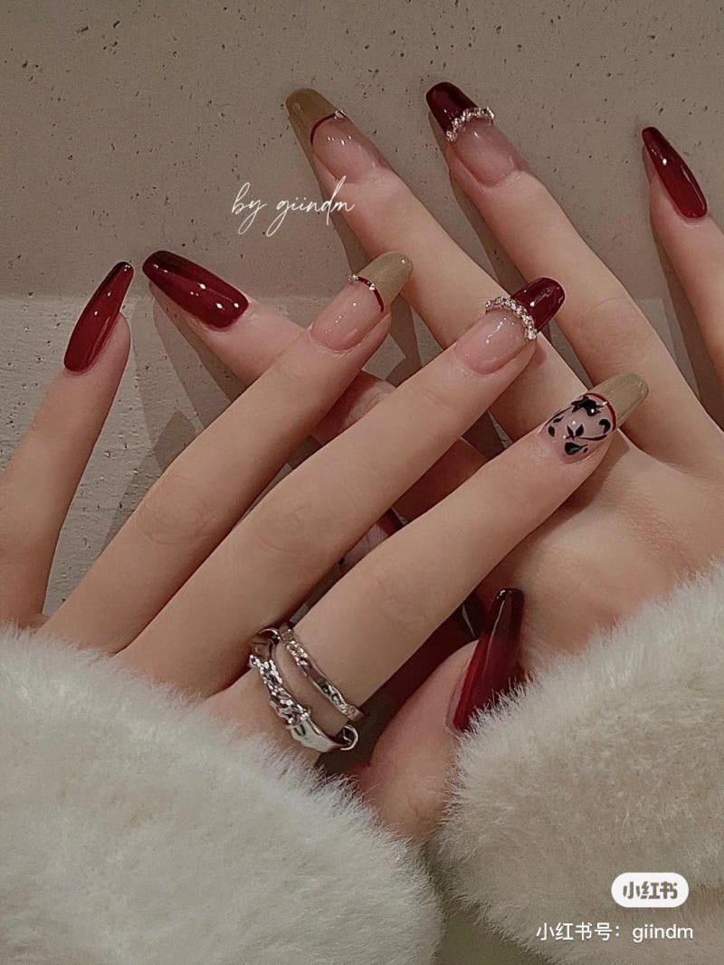 Những mẫu nail Tết đơn giản mà siêu đẹp cho nàng đón Xuân | All Things  Beauty