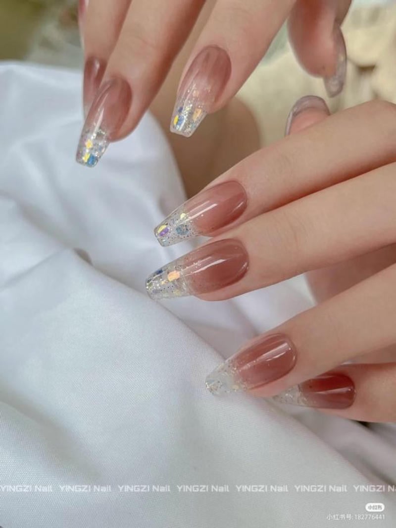Xà cừ trắng nail siêu mỏng ánh ngọc trai – xà cừ nail trang trí móng tay  đắp gel ẩn phong cách Hàn Nhật | Lazada.vn