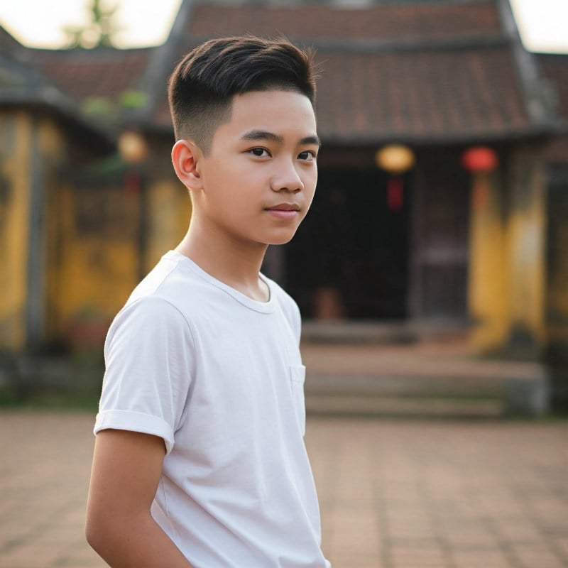 kiểu tóc undercut cho bé trai