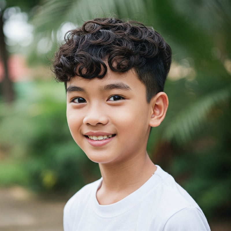 kiểu tóc undercut cho bé trai