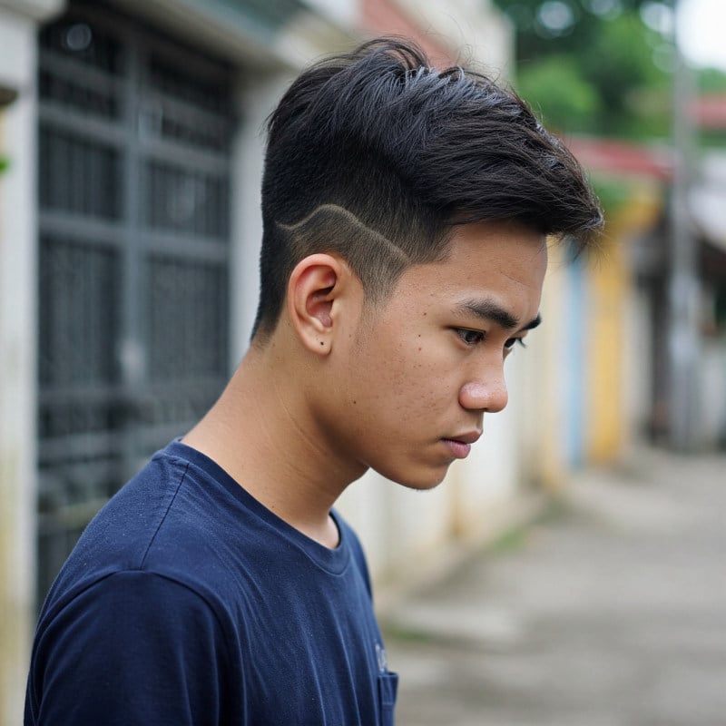 kiểu tóc undercut cho bé trai
