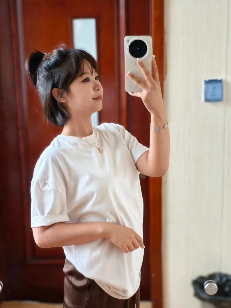 tóc ngắn layer cho mặt tròn