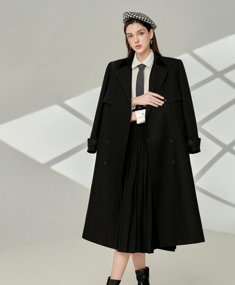 Áo Khoác Ngoài Dáng Dài Mặc Mở