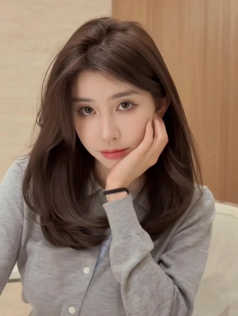 tóc xoăn lơi ngang vai