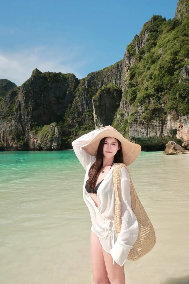 phong cách mặc đi biển