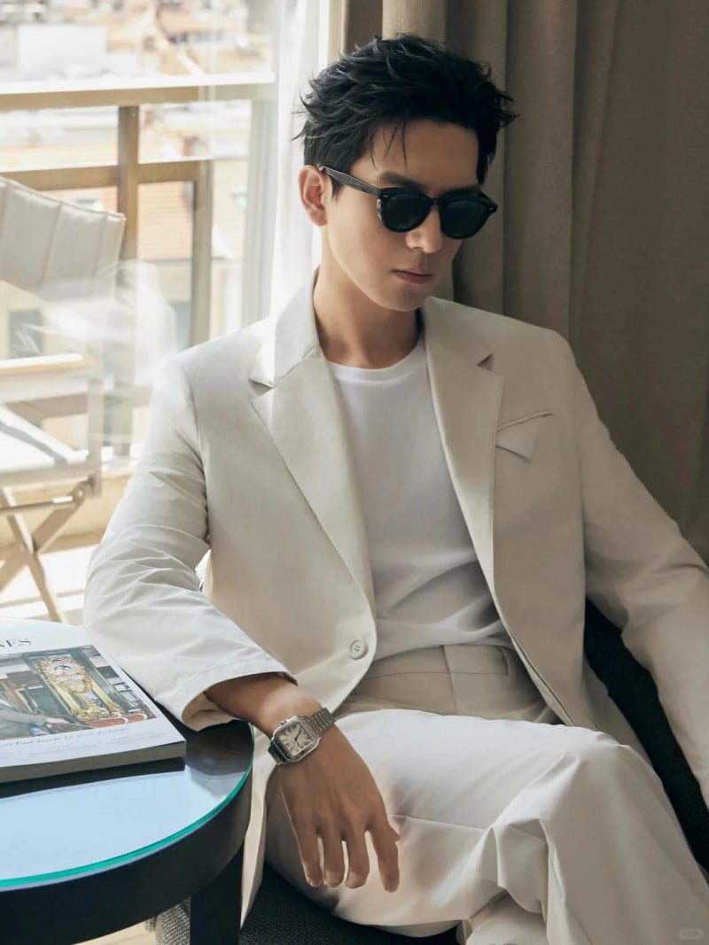 phối đồ vest phối đồ với áo vest trắng nam